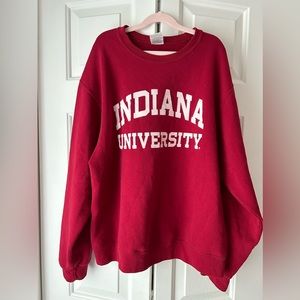 MEDIUM- INDIANA UNIVERSITY CREW NECK.